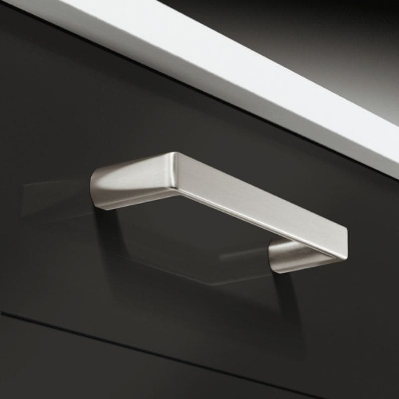 Tay nắm tủ chữ D Hafele 106.69.605 (mạ niken mờ)